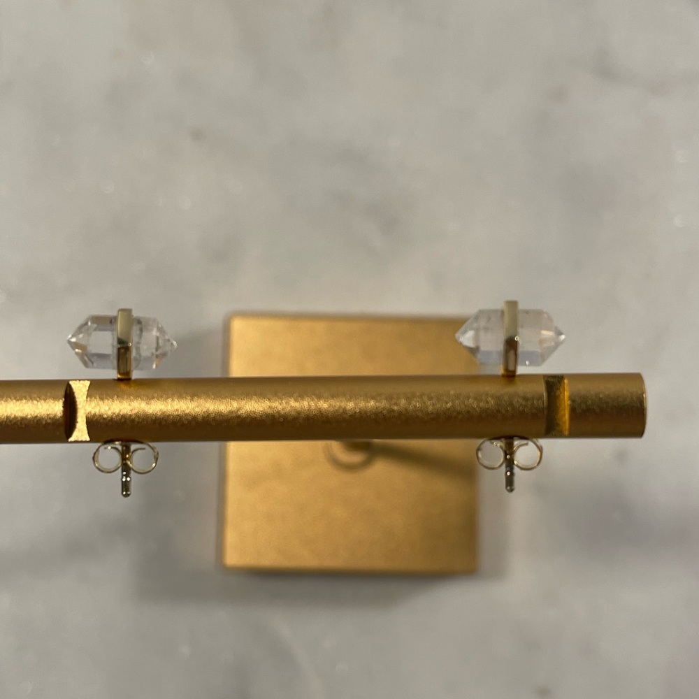 NEW Krystle Knight Quartz Crystal Studs - Picture 5 of 10